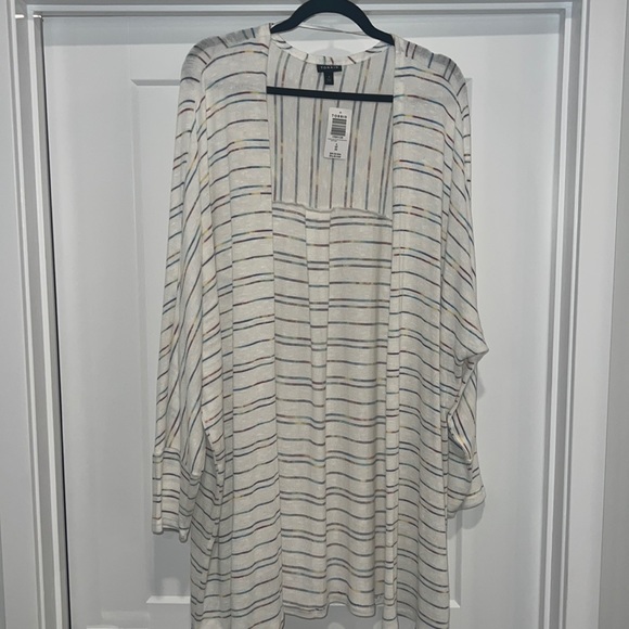 TORRID CARDIGAN WHITE MULTICOLORED SIZE 4X - Picture 4 of 8